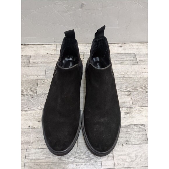 Karl lagerfeli Other - Black suede Karl Lagerfeld Chelsea boots Size 10